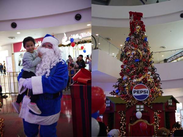 Pepsi encendió el espíritu navideño con el encendido del árbol en Galerías del Valle, con todo y la presencia de Santa Claus.