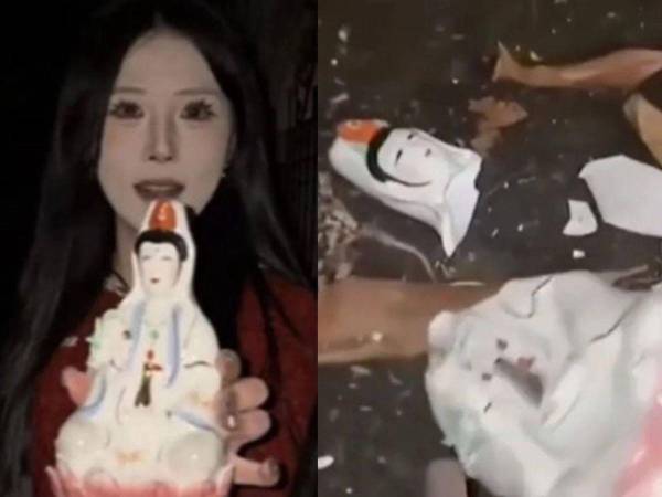 La influencer china Jiang Xiaorou murió a los 24 años después de protagonizar un video en el que destruyó una estatua de Guanyin, una figura del budismo conocida como la Diosa de la Misericordia, como parte de un reto para poner a prueba las creencias relacionadas con la superstición.