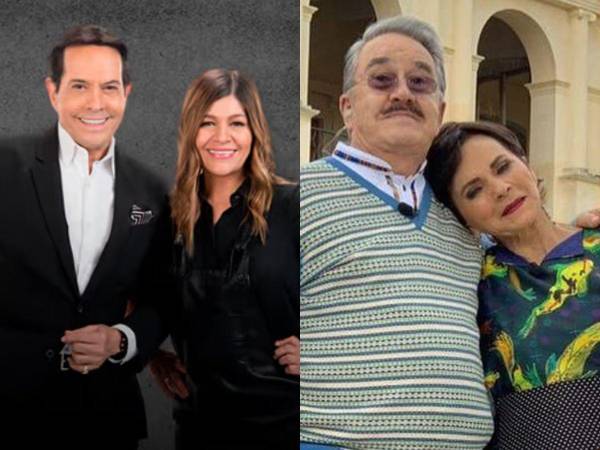 Los periodistas de espectáculos: Martha Figueroa, Pepillo Origel, Pedro Sola y Pati Chapoy.