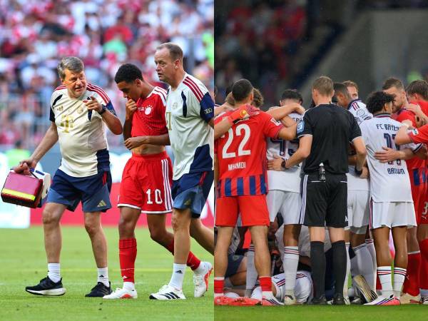 Esto es lo que sabe sobre el estado de salud del futbolista del Bayern Múnich luego de desplomarse en segundo partido consecutivo. FOTOS EFE.