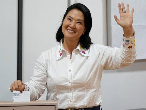La candidata a la Presidencia de Perú por el partido Fuerza Popular, Keiko Fujimori.