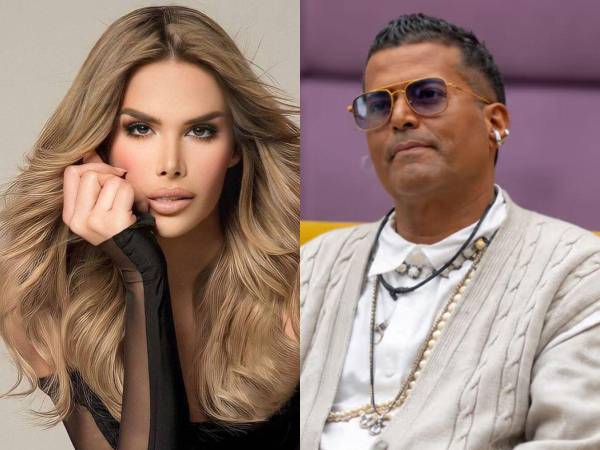 La conductora de La Casa de los Famosos México Marie Claire y Aldo Rendón.