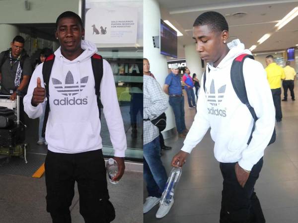 Jesús Batiz en su llegada a Honduras para sumarse a la Selección.