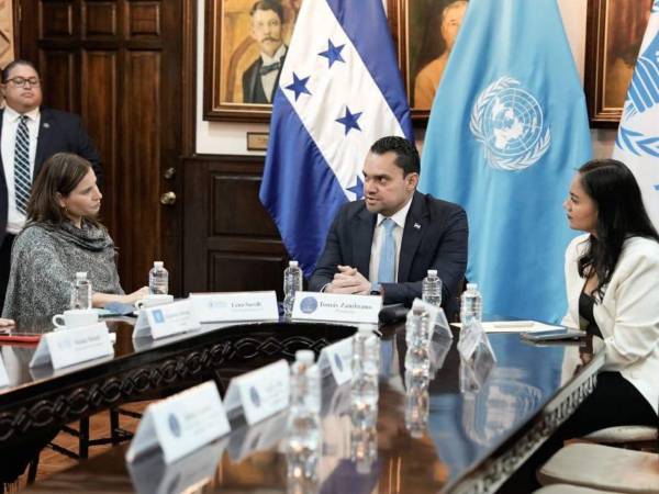 El encuentro estuvo liderada por el presidente del Congreso Nacional, <b>Tomás Zambrano</b>, junto a la directora regional del PMA para América Latina y el Caribe, Lena Savelli, y el coordinador residente de las Naciones Unidas en Honduras, Alejandro Álvarez.