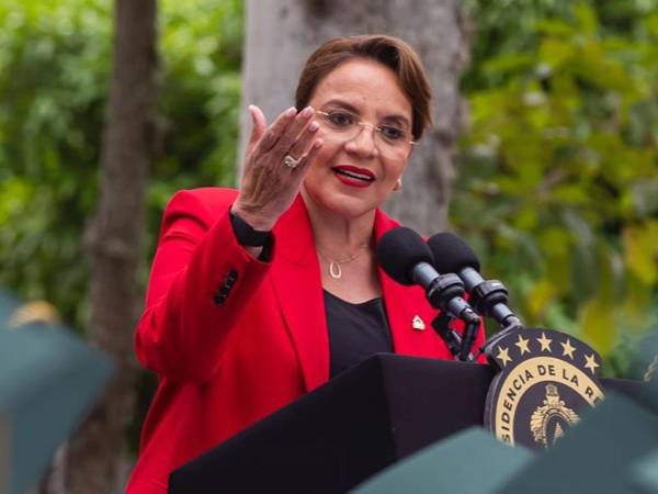 La presidenta hondureña Xiomara Castro.