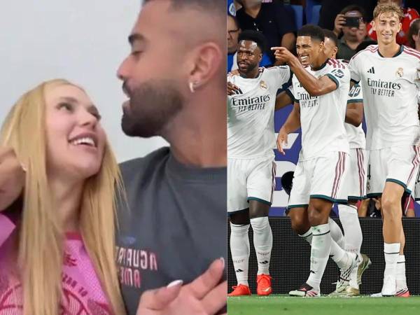 <b>¿Problemas para Vinícius? Las fotos de su novia con otro hombre desatan polémica. Fotos redes sociales.</b>
