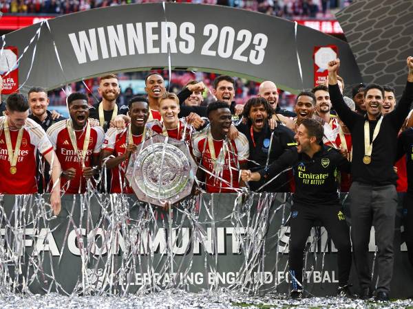 El Arsenal de Mikel Arteta goleó al Manchester City en la final de la Community Shield disputada en Cardiff.