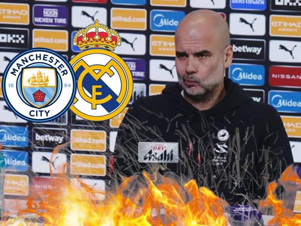 Pep Guardiola se pronunció sobre el enfrentamiento que tendrá con el Manchester City ante el Real Madrid.
