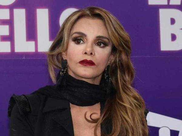 La actriz y cantante Lucía Méndez.