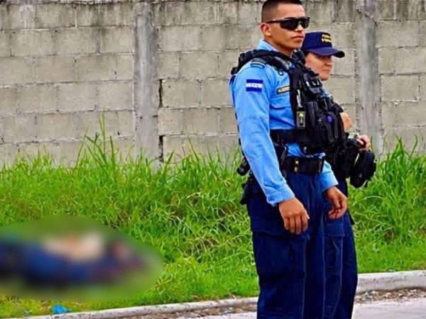 Agentes de la Policía y elementos de Inspecciones Oculares de la Dirección Policial de Investigaciones (DPI) llegaron al sitio para acordonar la escena y realizar las diligencias correspondientes.