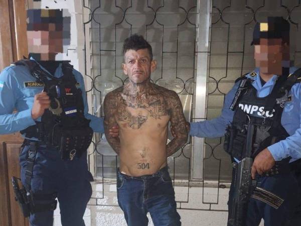 José Luis Matute Arita, alias “El Chele”, fue capturado en el barrio Buenos Aires de Tocoa, Colón, señalado por las autoridades como presunto integrante de la MS-13.