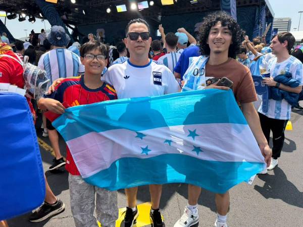 Los aficionados catrachos también están presentes en el Metlife de East Rutherford.
