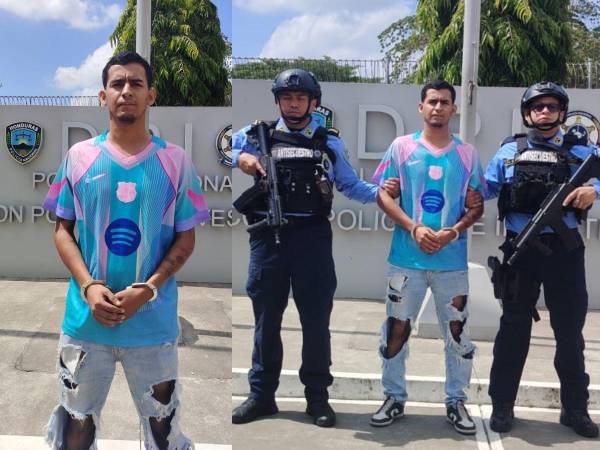 El detenido fue identificado como Kenneth Wilfredo Castro Bautista, de 25 años, originario de La Másica, Atlántida.