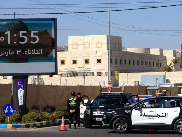 Imagen de archivo de agentes de Policía en Jordania