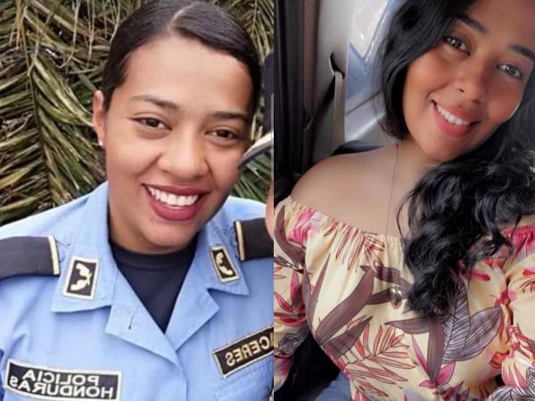 Fotos en vida de Linda Cáceres, la agente policial que fue encontrada muerta en Amarateca, a las cercanías de La cárcel de Támara.