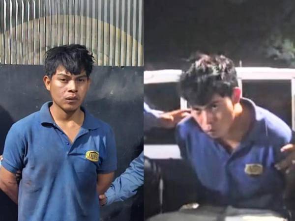 Agentes de la Dipampco capturaron al joven de 23 años en la colonia López Arellano, en Choloma, Cortés.