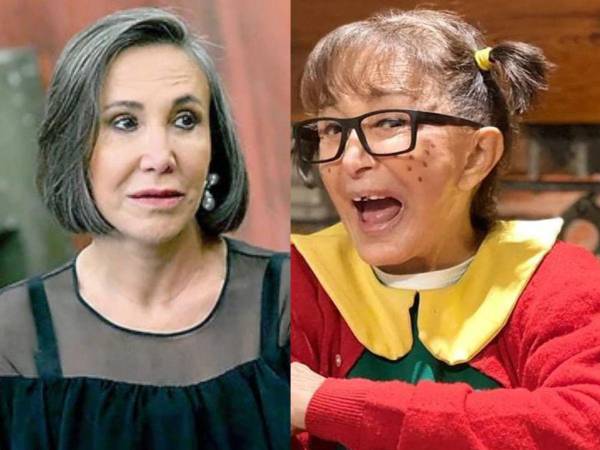 Las actrices Florinda Meza y María Antonieta de las Nieves.