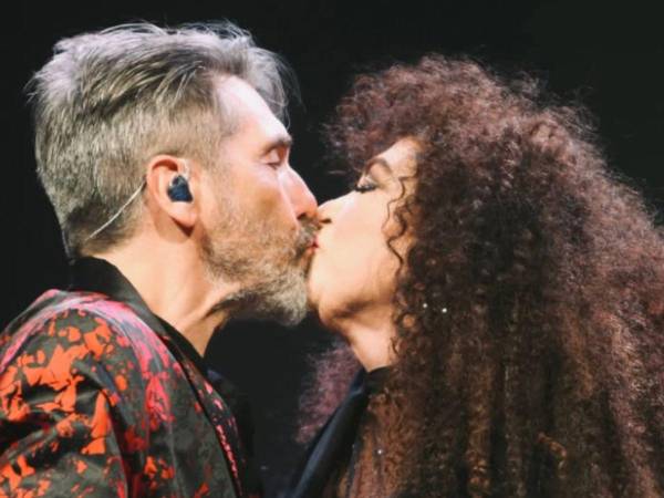 Los cantantes Amanda Miguel y Diego Verdaguer.