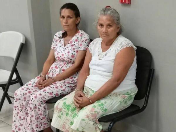 Las imputadas fueron identificadas como Alba Leticia Elvir Perdomo y Santos Petronila Laínez Perdomo.