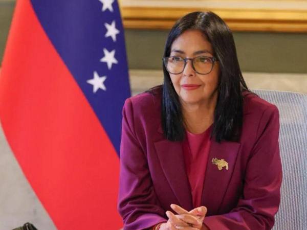 Delcy Rodríguez, presidenta encargada de Venezuela.