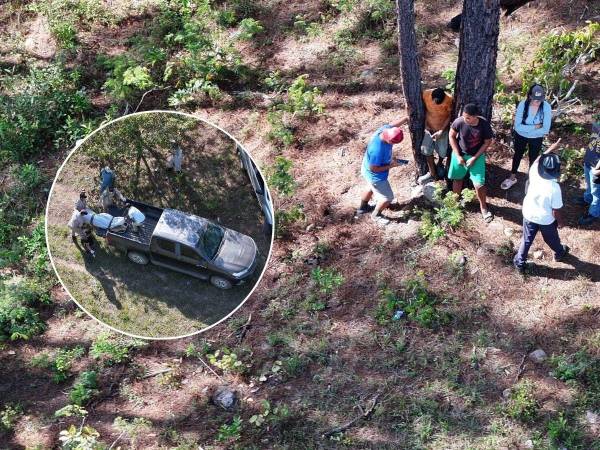 El cuerpo de don Juan Ángel Domínguez fue encontrado en el sector de Las Frías, en un área montañosa del municipio de Salamá, Olancho