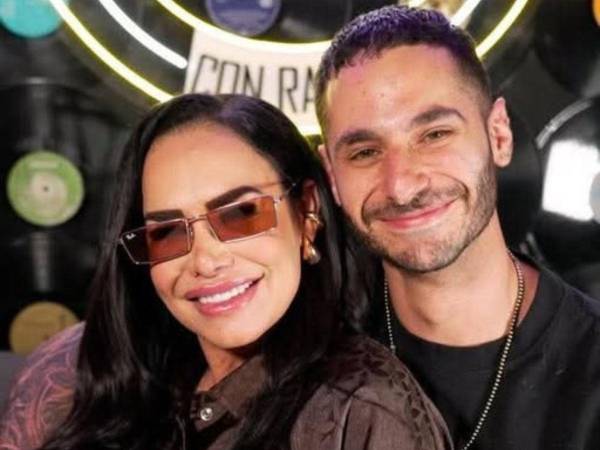 La actriz Lis Vega y su novio, el influencer Rayito.