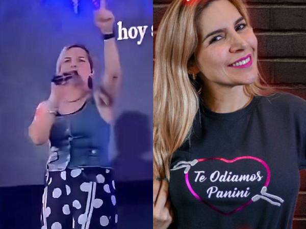 Karla Panini volvió a llamar la atención en redes sociales tras reaparecer en un evento cristiano, donde tomó el micrófono para cantar frente a los asistentes.