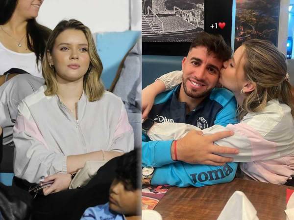 Cecilia García estuvo en el estadio Nacional Chelato Uclés y celebró el gol de Agustín Auzmendi en la final de ida contra Olimpia.