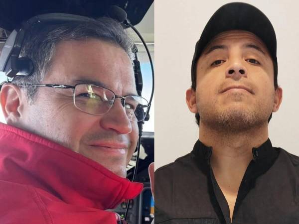 Fotos en vida de los dos pilotos que murieron en el accidente aéreo de Filadelfia. A la izquierda, Alan Montoya y a la derecha Josué Juárez. Ambos eran mexicanos.