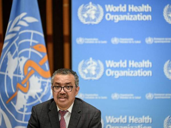 El director general de la OMS, Tedros Adhanom Ghebreyesus.