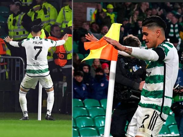 Luis Palma celebró su primer gol en la Champions League con un baile al ritmo punta.