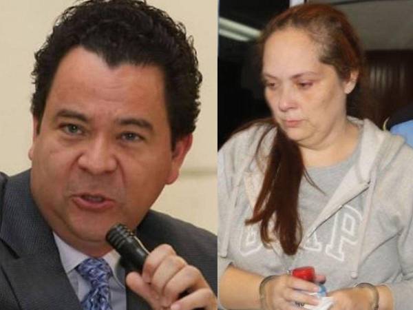 Juan Ramón Molina Rodríguez y Liana Mayorga Castillo, acusados de desviar más de 18 mil millones de lempiras mediante la adjudicación irregular de licencias de conducir.