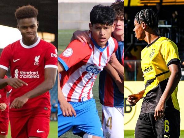 Tres hondureños jugarán en la UEFA Youth League.
