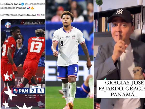 Así se rinde la prensa internacional a Panamá tras su sorprendente triunfo contra Estados Unidos en la Copa América 2024. En USA estallan contra su selección, David Faitelson reacciona y el dardo de ‘Chepe Bomba‘ a los ticos.