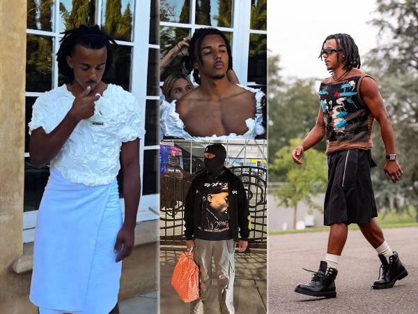 Jules Koundé, defensa francés del FC Barcelona, ha sorprendido al modelar con una famosa casa de moda para una original colaboración que combina deporte y elegancia. Y ha posado con un extravagante look.