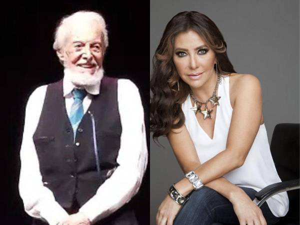 La actriz Mara Escalante y su fallecido padre Mario Cid.