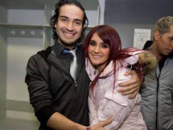 Alfonso Herrera y Dulce María cuando eran integrantes de RBD.