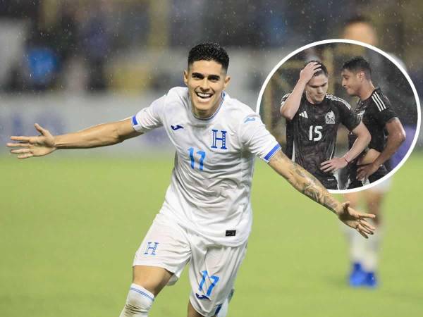 Luis Palma se puso el traje de héroe y marcó los dos goles con los que Honduras venció a México en la ida de los cuartos de final de la Nations League de Concacaf.