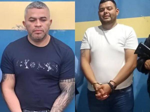 Francis Omar Herrera y Darwin Orlando Ramos Díaz, capturados en El Paraíso, Copán.