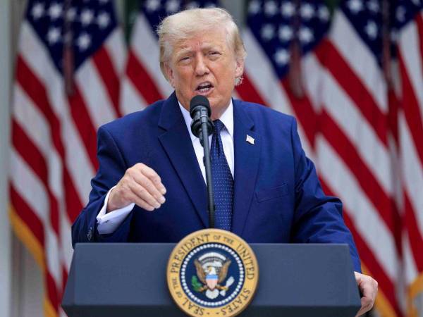 El presidente de Estados Unidos, Donald Trump.
