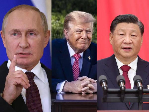 Putin, Trump y Xi.
