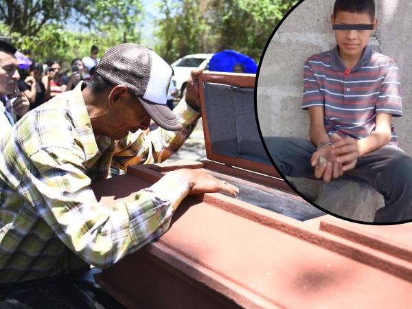 Doloroso adiós fue el que le dieron familiares y vecinos al cuerpo de William Omar Bonilla Díaz, el adolescente de 15 años que fue encontrado sin vida la mañana del miércoles 5 de junio en el barrio La Siete de la aldea la Sarrosa en el municipio de El Progreso, Yoro, zona norte de Honduras.