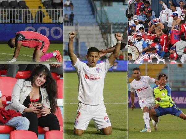 El Olimpia volvió a la senda de la victoria al ganar 2-1 al Olancho FC con gol agónico de José Mario Pinto. Las imágenes del partido de la Jornada 4 del Torneo Clausura 2025 en el estadio Nacional Chelato Uclés. Fotos: Emilio Flores