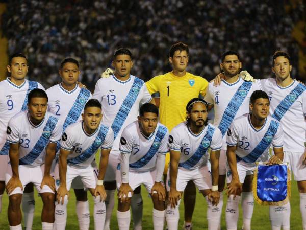El 11 titular de la selección chapina que venció a su similar de Martinica.