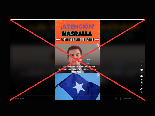 Captura de pantalla a una publicación de TikTok realizada el 22 de julio de 2024.