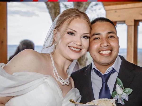 Erick Cumes y Lauren Cristal se casaron el 4 de abril en Virginia Occidental. Cinco semanas después, Cumes fue detenido por ICE y posteriormente deportado a Guatemala.