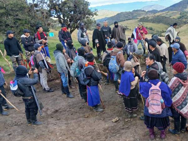 Frente a esta situación, el pueblo misak hizo un llamado urgente al Gobierno colombiano, los organismos de derechos humanos
