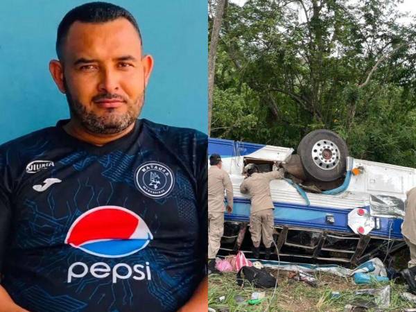Santos Luciano Rivera Zerón, de 45 años, falleció en el accidente de autobús ocurrido en Yoro cuando se dirigía a su trabajo.