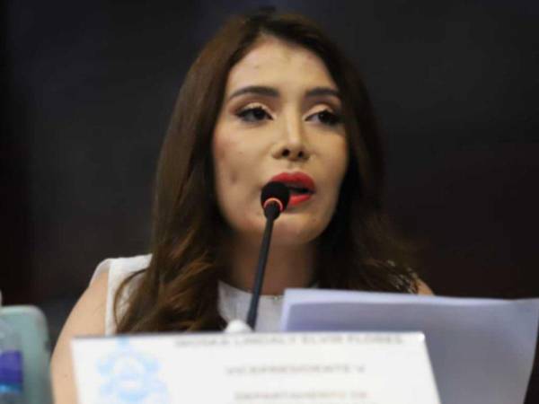 La diputada Iroshka Elvir.