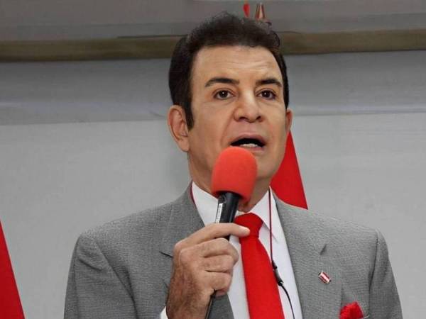 Salvador Nasralla, candidato presidencial del Partido Liberal de Honduras.